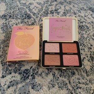 Too Faced sugar peach eye face palette